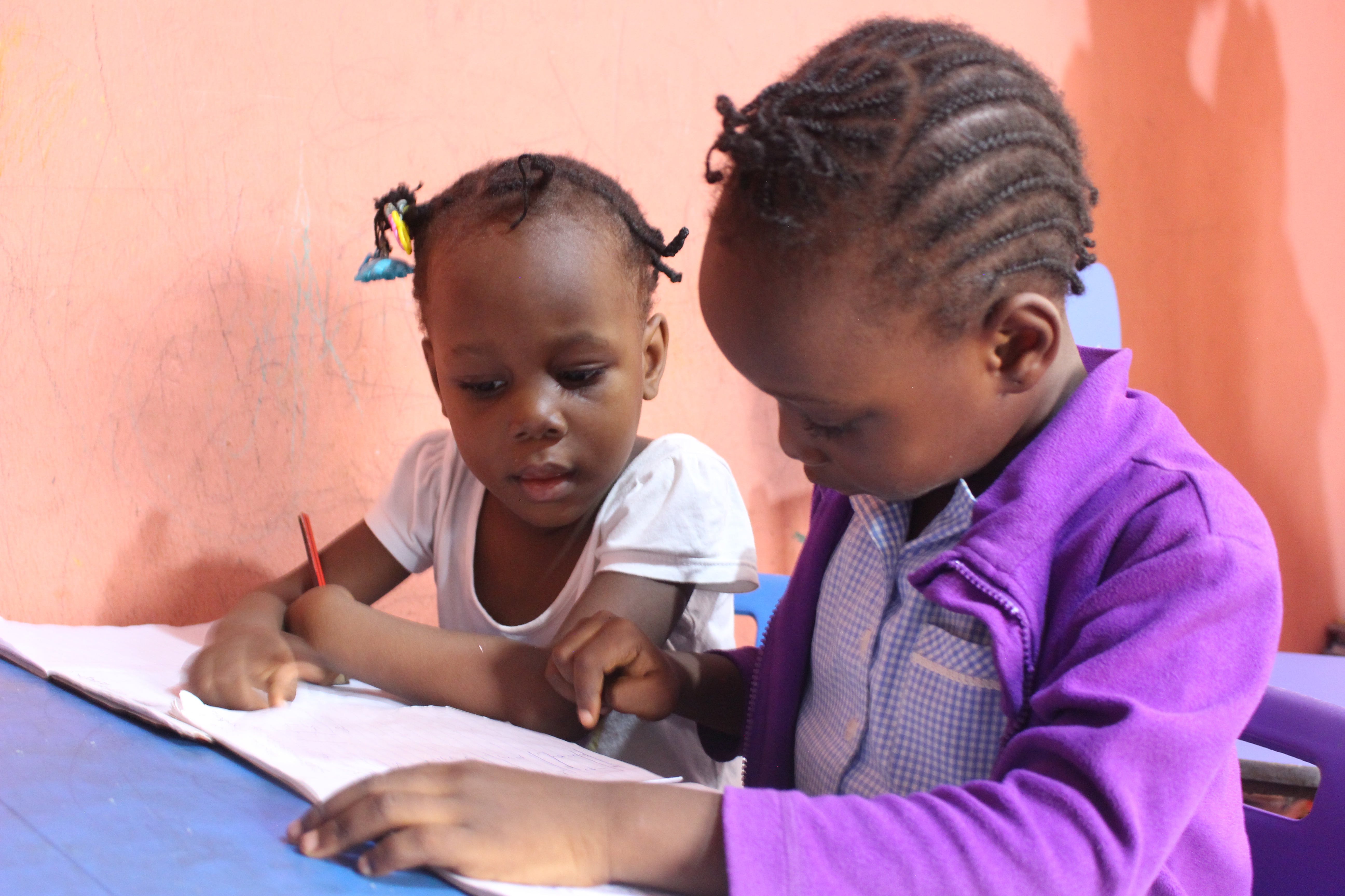 Students playing